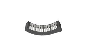 KX7 EXTREME WEAR MAXROUND (LH) CONCAVE SECTION FOR CASE IH FLAGSHIP